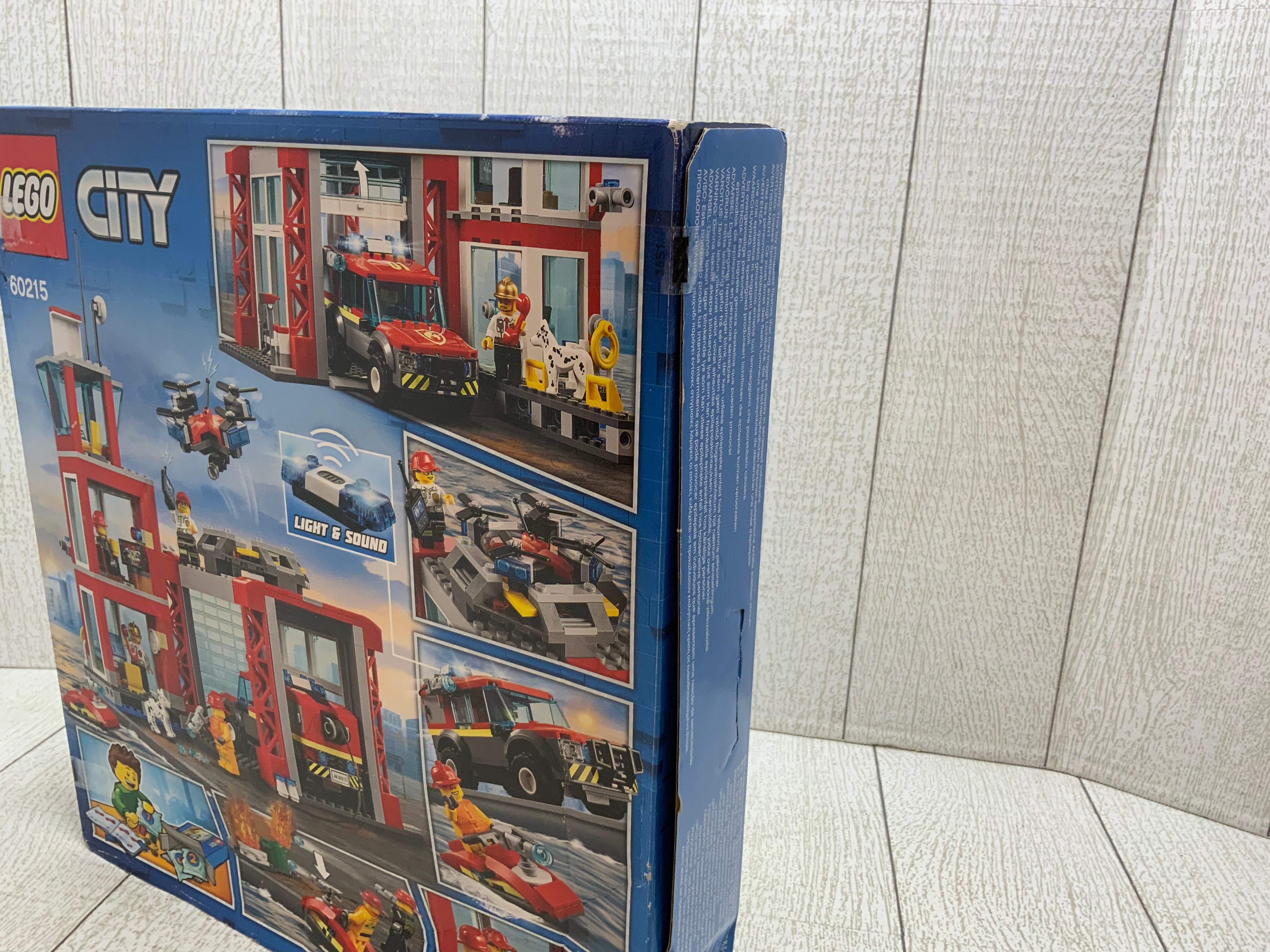 LEGO City Fire Station 60215 Fire Rescue Tower Building Set (8022578168046)